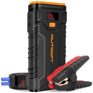 AUTOWN Bateria Auxiliar de Partida 2000A 20800mAh 12V com Luz LED