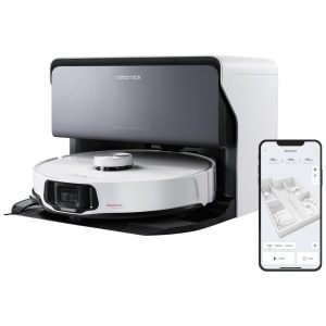 Roborock S8 MaxV Ultra: Aspirador Robô e Esfregão com Abastecimento e Drenagem Automáticos Design FlexiArm Lavagem e Secagem Automáticas.