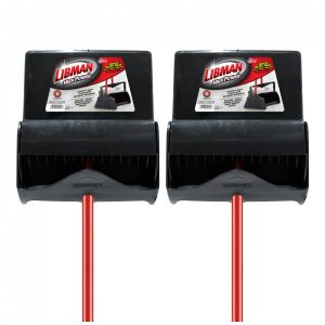 Kit Conjunto Limpeza Profissional Vassoura e Pá Libman 919 Preto