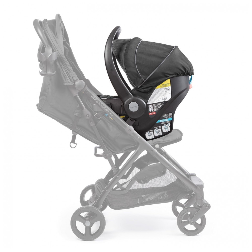 Carrinho Compacto Dobrável Ingenuity 3Dquickclose CS+ Summer Infant Preto Leve com Capota Extra Grande e Armazenamento Amplo - Imagem 5