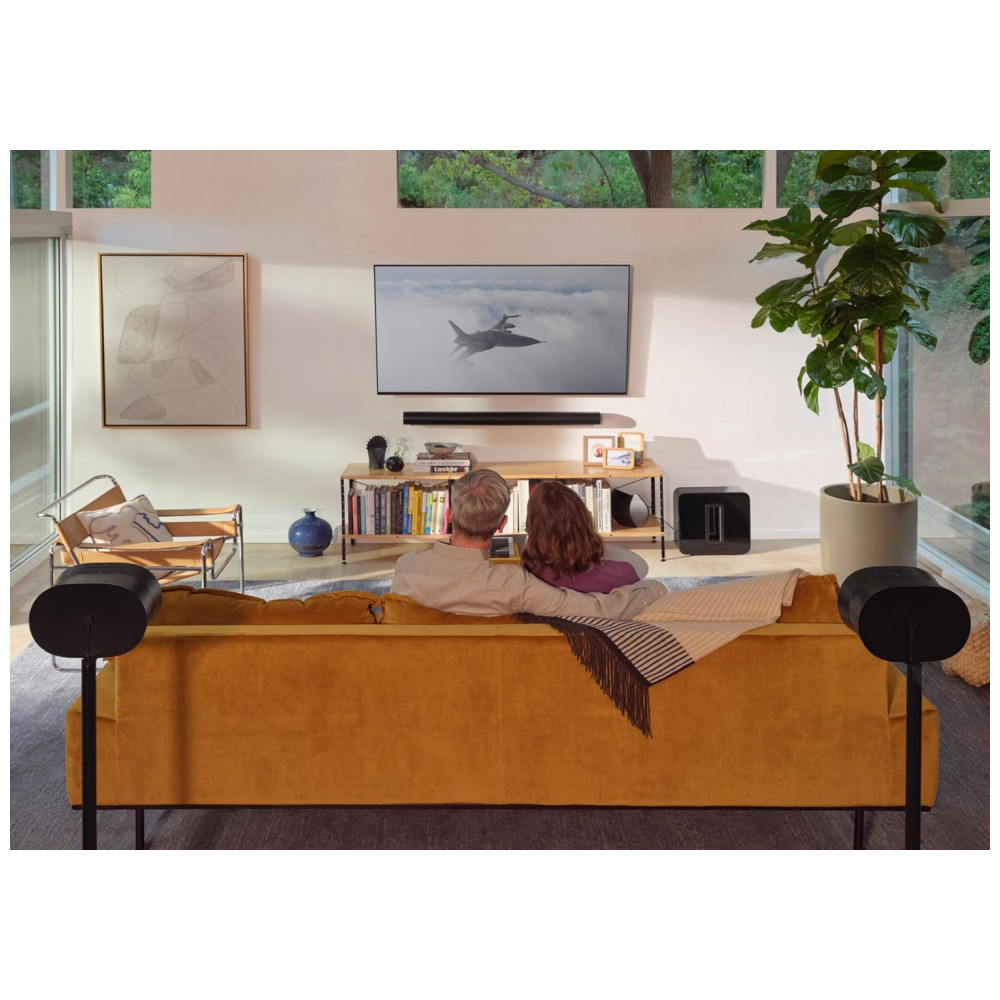 Sonos Era 300 Caixa de Som Inteligente com Dolby Atmos, Áudio Espacial 3D, Wi-Fi 6, Bluetooth 5.0, USB-C, Controle por Voz – Preto Fosco - Imagem 2