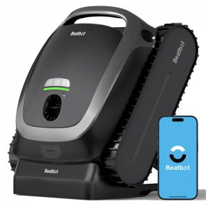 Robô Aspirador de Piscina Sem Fio Beatbot AquaSense - Otimização Inteligente de Caminho Limpa Fundo Paredes e Linha d'Água.