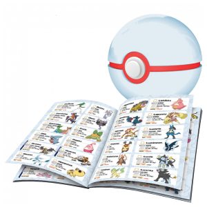 Brinquedo eletrônico Pokemon Trainer Guess Sinnoh Edition com Poké Bola de luz e som e guia de campo para adivinhar 107 Pokémon