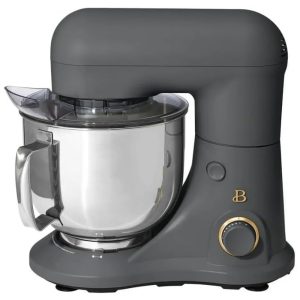 Batedeira planetária Beautiful 50L cinza com tigela inox 12 velocidades cabeça basculante 300W 110V