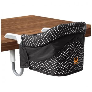 Cadeira de Alimentação Portátil com Encaixe em Mesa MTWML Preto