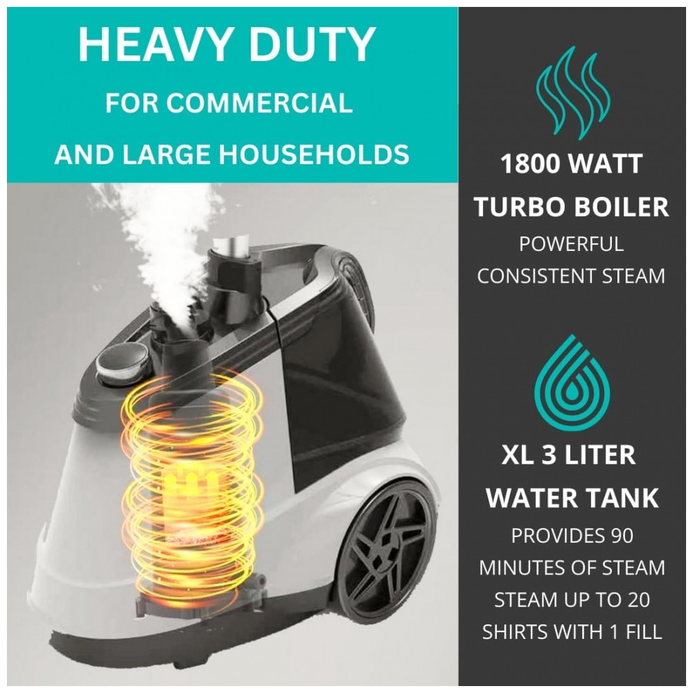 True Tidy Passadeira,Steamer e Vaporizador Vertical para Roupas Comerciais de Tamanho Completo, - Imagem 4