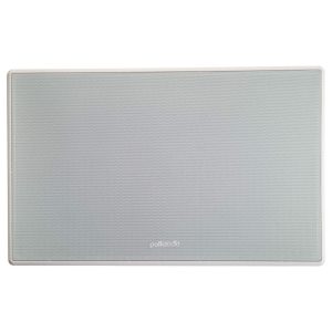 Caixa de embutir na parede Polk Audio 255c-RT central 2 vias retangular preto/branco para home theater 150W - Som cristalino e graves profundos