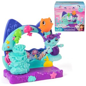 Filme Casa de Bonecas da Gabby Aquário do Mercats na Sacada com Acessórios de Boneca Gabby's Dollhouse