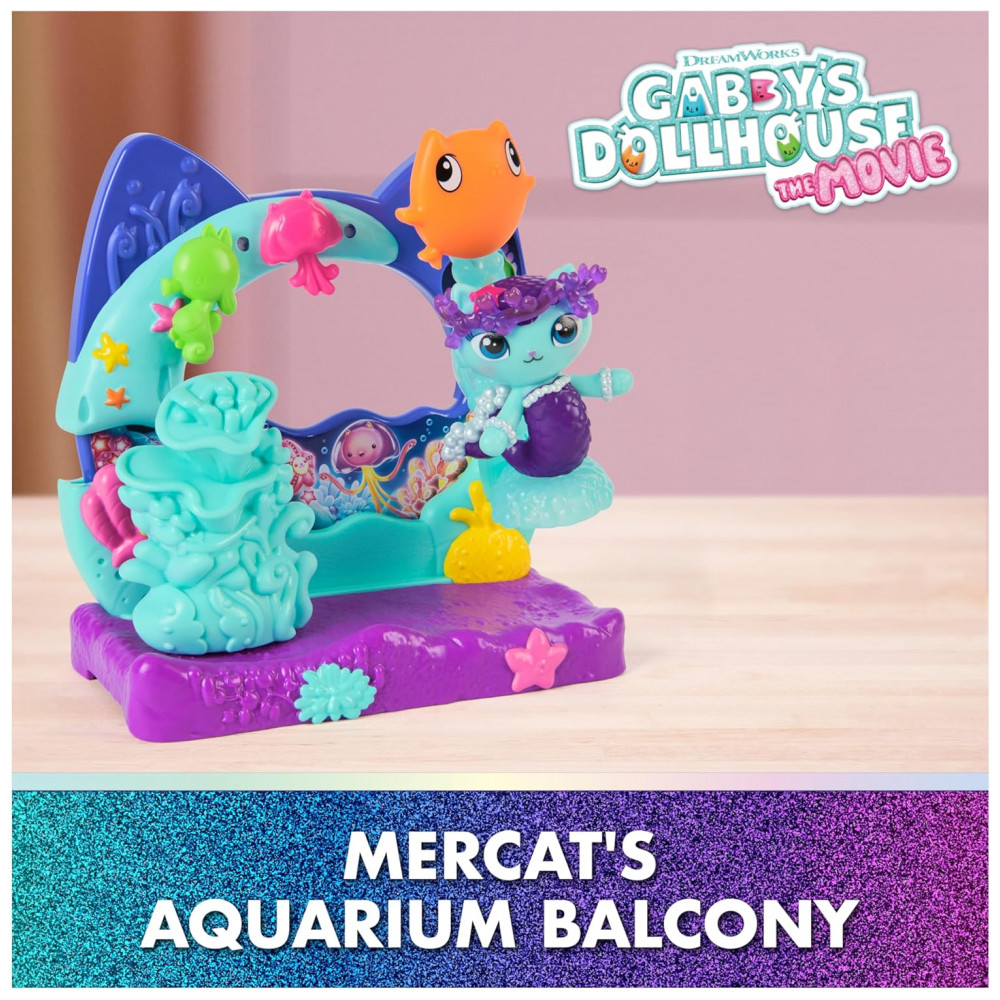 Filme Casa de Bonecas da Gabby, Aquário do Mercats na Sacada, com Acessórios de Boneca, Gabby's Dollhouse - Imagem 6