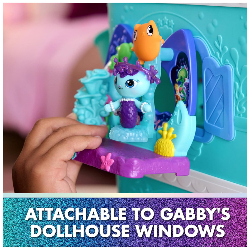 Filme Casa de Bonecas da Gabby, Aquário do Mercats na Sacada, com Acessórios de Boneca, Gabby's Dollhouse - Imagem 8