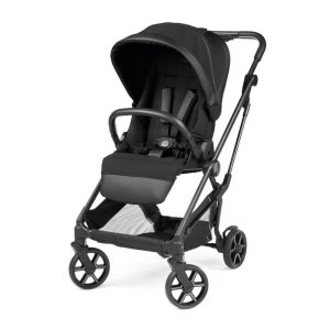 Carrinho de Bebê com Assento Grande Confortável e Reclinável Peg Perego Vivace Preto