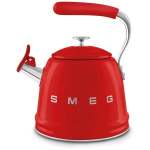 Chaleira Retro Smeg 24L Vermelha