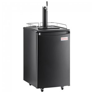 Galaxy Dispensador de Cerveja com Torneira Única Preto Capacidade 1/2 Barril 115V