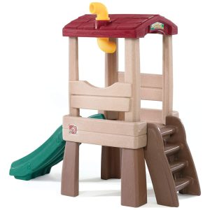 Playset Infantil Para Ambientes Externos Com Escorregador Escada Periscópio Giratório e Jungle Gym - Para Crianças a Partir de 15 Anos Step2