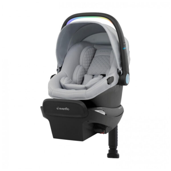 Cadeirinha de Carro para Bebê Evenflo Revolve180 LiteMax NXT com Tecnologia SensorySoothe e Load Leg Quartz - Verde Gentil. Proteção, Conforto