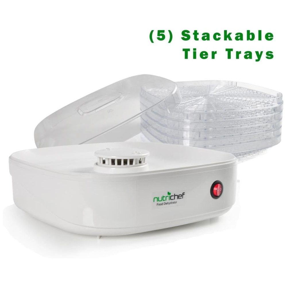 Desidratador de Alimentos Professional 5Trays NUTRICHEF AZPKFD06 Branco - Imagem 3
