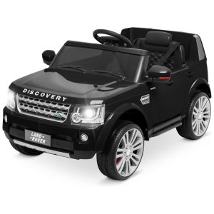Kidzone Carrinho Carro Elétrico SUV 2 lugares 12V c controle remoto USB MP3 4 km h 3 a 6 anos preto