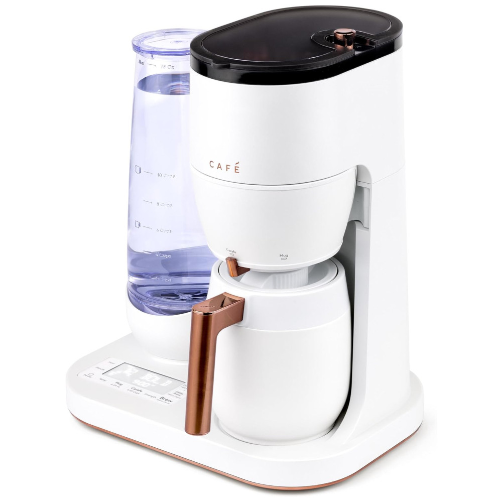 Cafeteira Programável 22L com Moedor Integrado Controlado por APP e Tanque Removível 110V CAFÉ Branca - Imagem 2