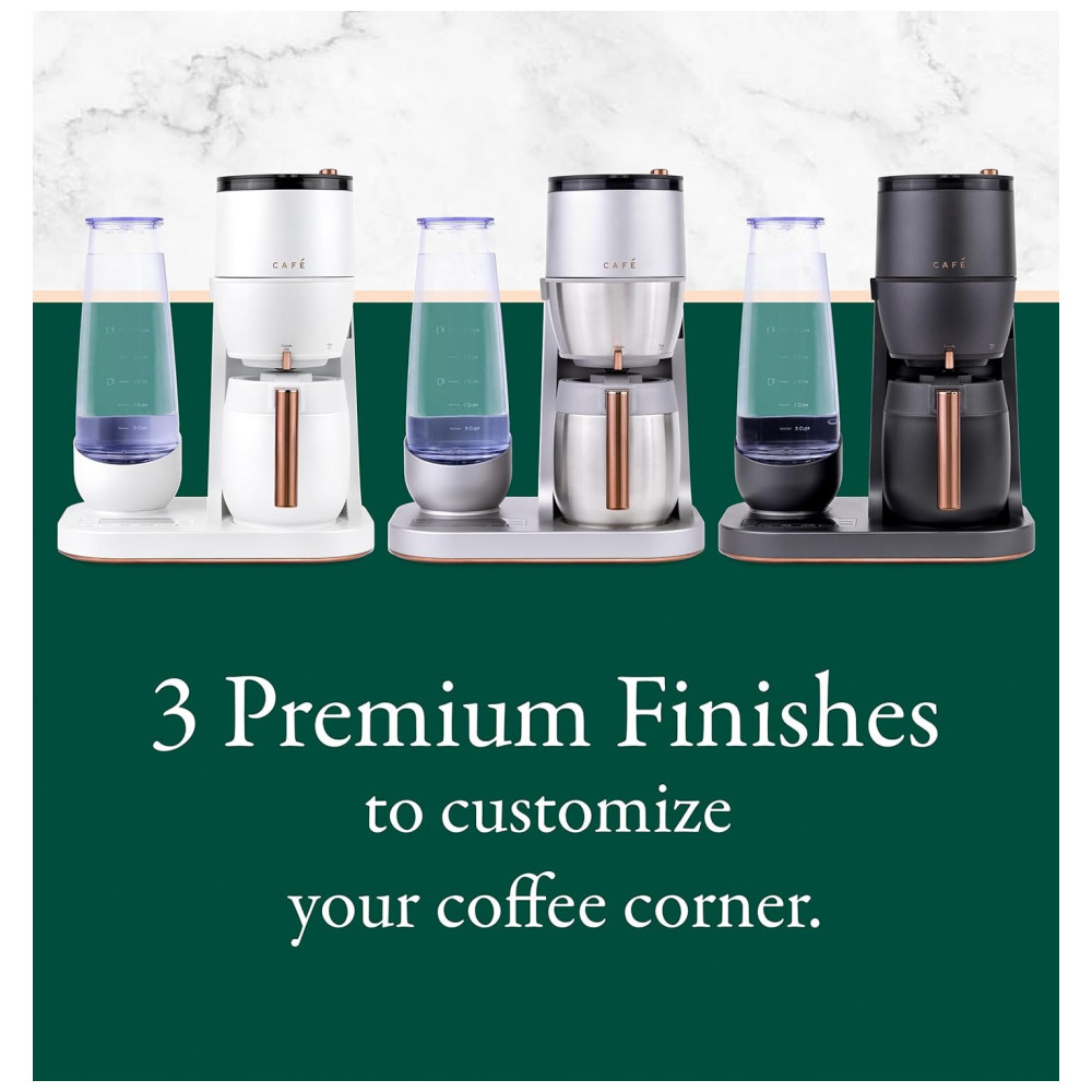 Cafeteira Programável 22L com Moedor Integrado Controlado por APP e Tanque Removível 110V CAFÉ Branca - Imagem 3