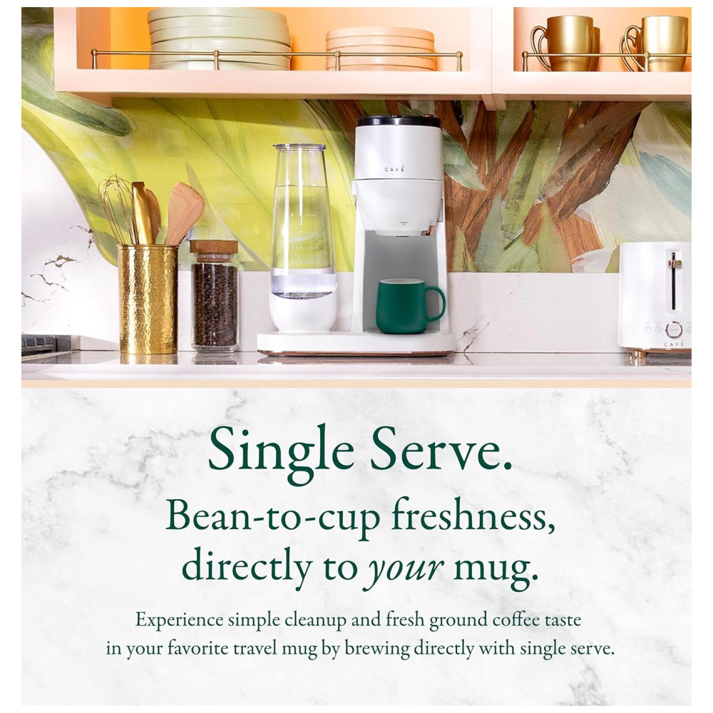 Cafeteira Programável 22L com Moedor Integrado Controlado por APP e Tanque Removível 110V CAFÉ Branca - Imagem 5