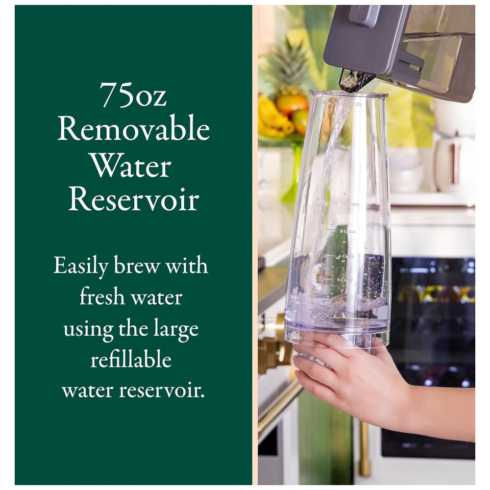 Cafeteira Programável 22L com Moedor Integrado Controlado por APP e Tanque Removível 110V CAFÉ Branca - Imagem 7