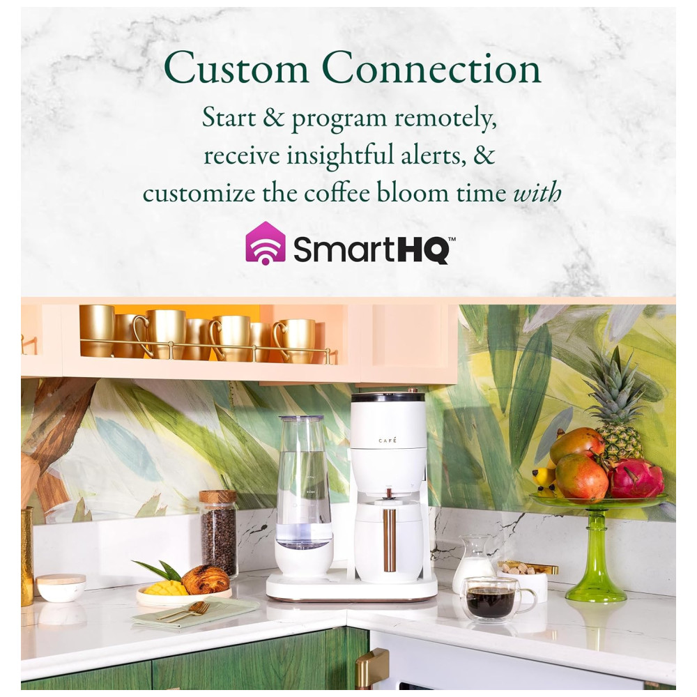 Cafeteira Programável 22L com Moedor Integrado Controlado por APP e Tanque Removível 110V CAFÉ Branca - Imagem 8