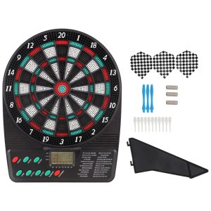 Jogo De Dardos Eletrônico Placar Eletrônico De Dardos Com Pontas Suaves Display LCD 3 Dardos 12 Pontas 18 Jogos Para Lazer Em Família.Jauarta