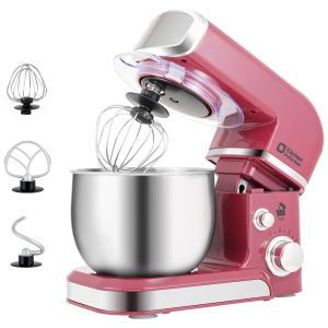 Batedeira de Cozinha Kitchen in the box 3 Litros 6 Velocidades Design Compacto Leve e Portátil - Rosa