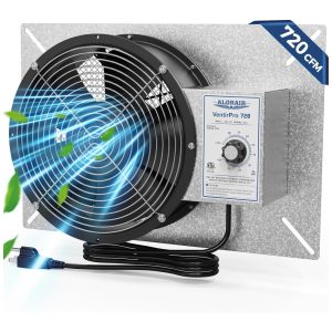 Ventilador de Alta Potência com Termostato Resistente à Água e Poeira IP55 115V ALORAIR