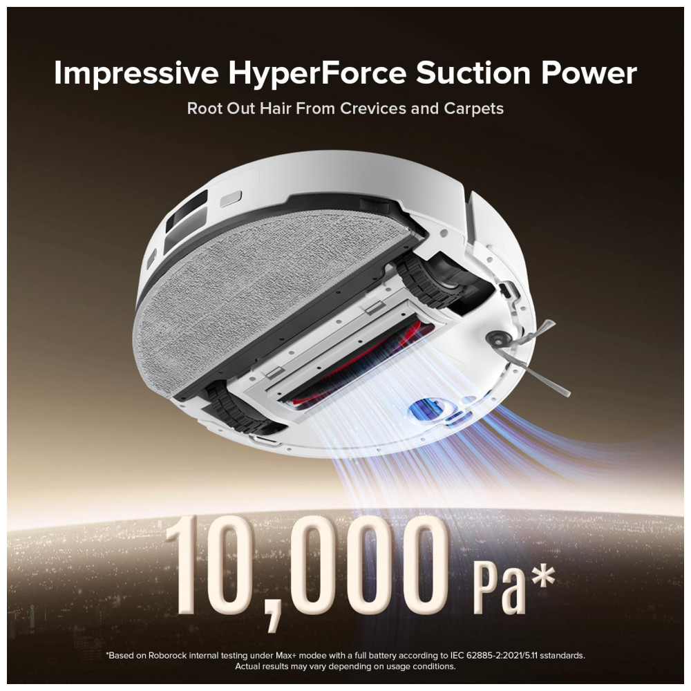 Aspirador Robô e Esfregão Roborock Q10 X5 10.000Pa de Sucção Navegação LiDAR Limpeza sem Esforço Ideal para Carpetes e Pelos - Auto limpeza - Imagem 4