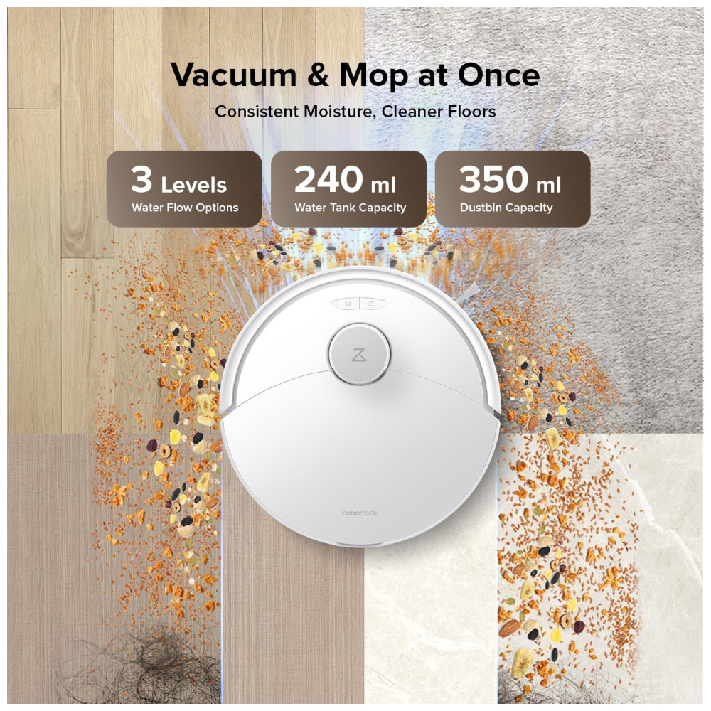 Aspirador Robô e Esfregão Roborock Q10 X5 10.000Pa de Sucção Navegação LiDAR Limpeza sem Esforço Ideal para Carpetes e Pelos - Auto limpeza - Imagem 6