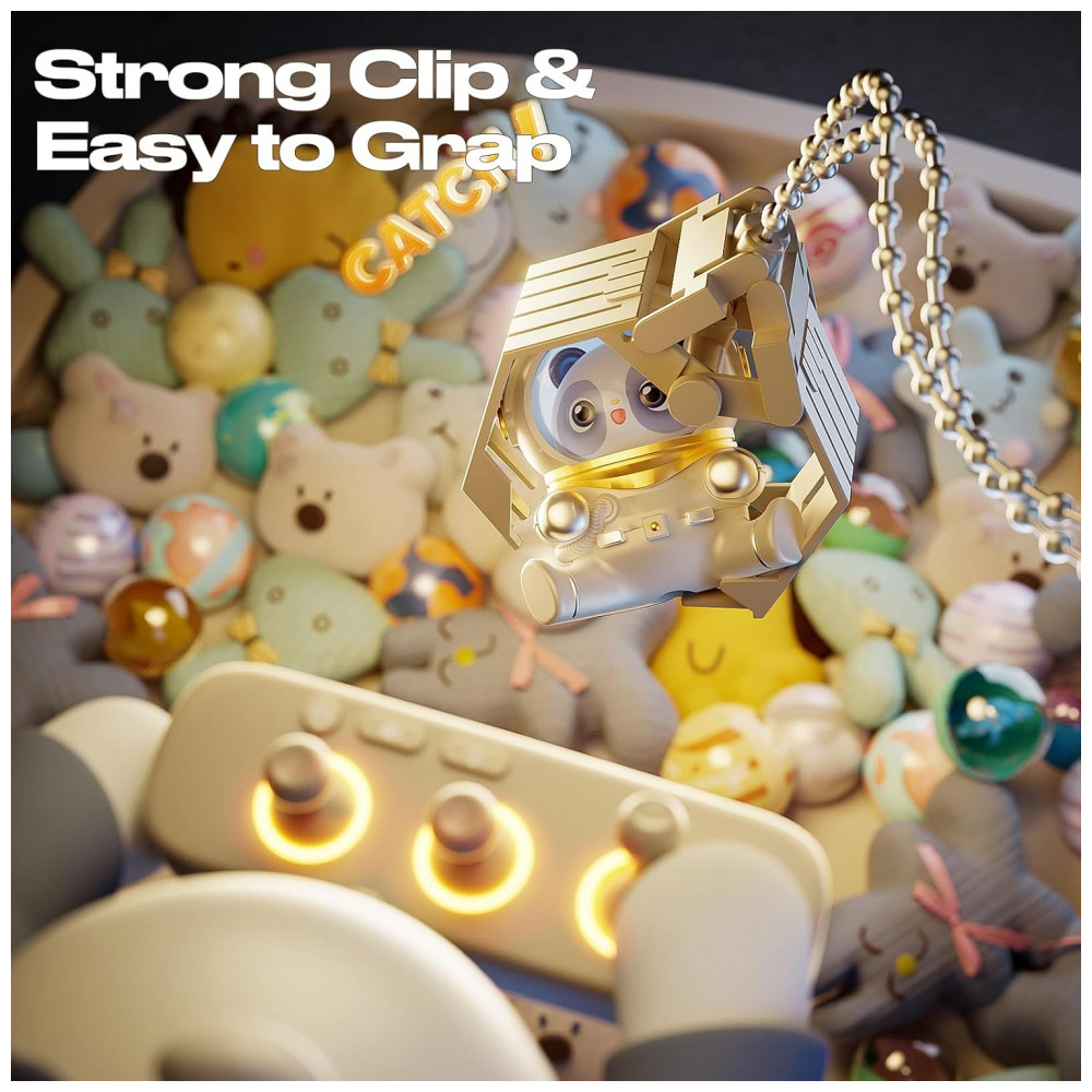 LFACHTER Máquina de Garra Controle Remoto para Crianças Mini Vending Machine Branca com Luzes e Sons, Brinquedo Arcade para Idades 3+ - Imagem 3