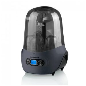 Esterilizador e Secador de Mamadeiras Elétrico a Vapor Universal Baby Brezza Preto