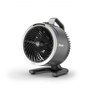 Ventilador portátil com névoa Shark FlexBreeze HydroGo cinza 5 velocidades uso interno e externo bateria recarregável 110V