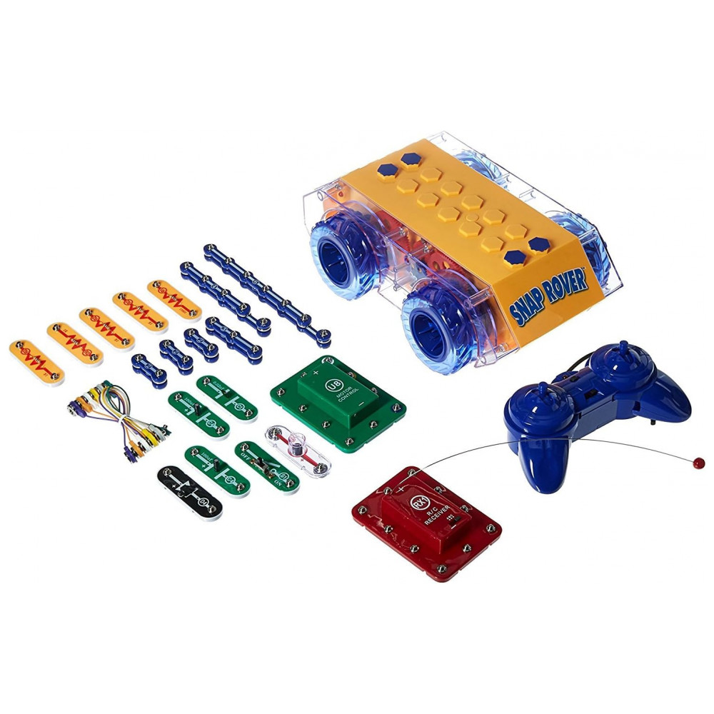 Snap Circuits R/C Snap Rover – Kit Educacional de Eletrônica com Controle Remoto para Crianças a Partir de 8 Anos - Imagem 3