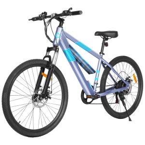 Bicicleta Elétrica para Adultos Bateria Removível Embutida Invisível de 36V Motor sem Escovas de 350W Pico 450W Bicicleta Elétrica de Montanha com