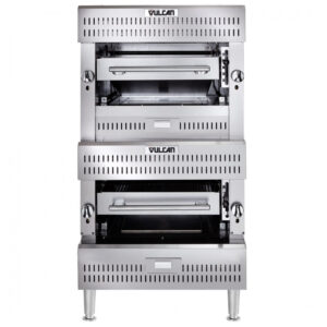 Grelha Dupla Vertical Infravermelha/Cerâmica Vulcan VIB2-LP Gás GLP 64x65 cm 197.500 BTU