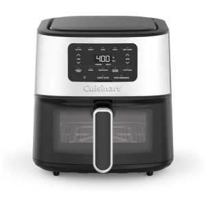 Air Fryer 568 Litros com 5 Predefinições e Controle Digital Cuisinart AIR 200 110V 1800W Preta