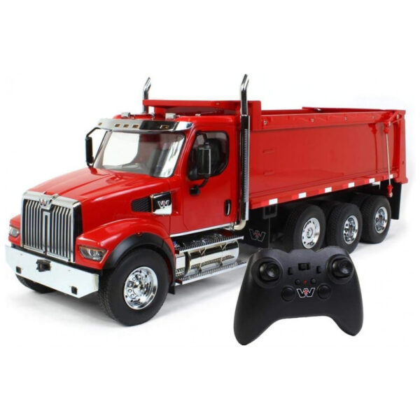 Caminhão Basculante Diecast Masters 1/16 Controle Remoto Western Star 49X 2020 Série de Transporte 27007
