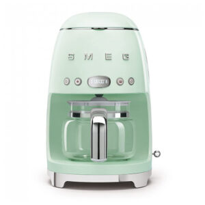 Cafeteira Gotejamento Smeg – 14 L Programável com Seletor de Aroma Verde Pastel DCF02PGUK – 220V