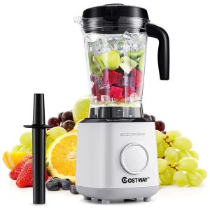 Liquidificador Profissional 1.8L com 10 Vel e 6 Predefinições 1500W 110v COSTWAY Branco