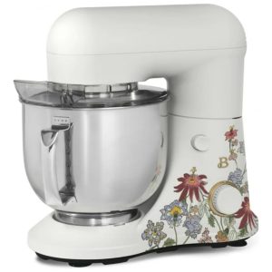 Batedeira Planetária 33L Beautiful Wildflower White Icing 12 Velocidades Taça Inox Tilt-Head Splash Guard 300W 110V