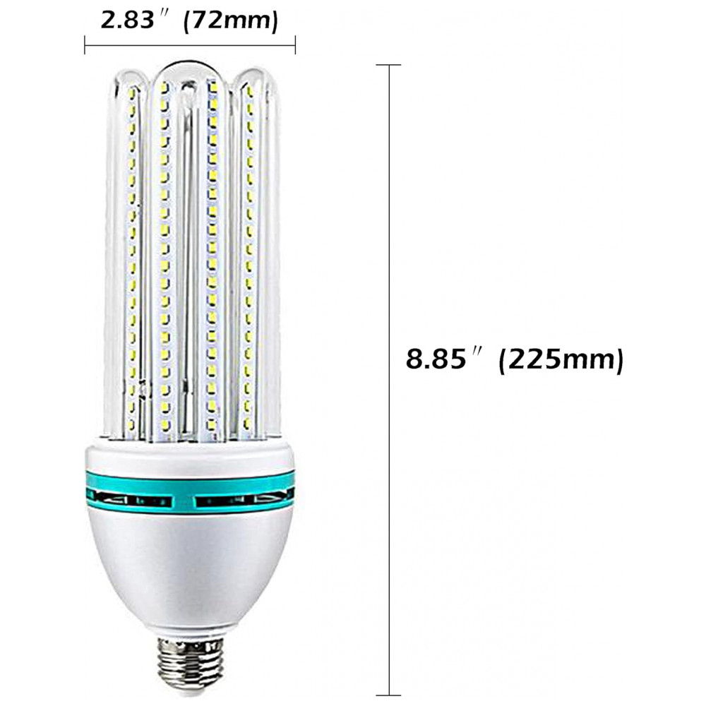 Lâmpadas LED de Milho 24W E26E27 Equivalente a 200W de Incandescente Luz Branca Quente 3000K 2400 Lumens Não Dimmable - Edearkar - Imagem 3