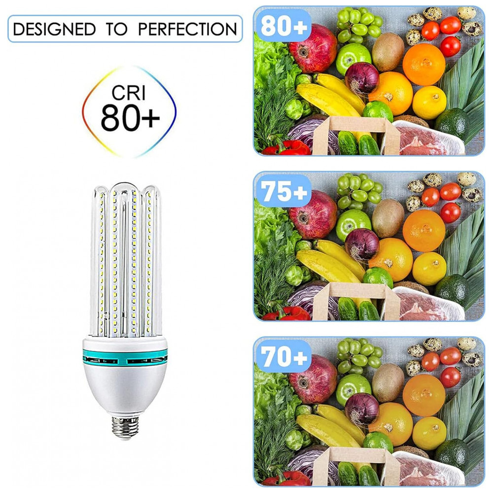 Lâmpadas LED de Milho 24W E26E27 Equivalente a 200W de Incandescente Luz Branca Quente 3000K 2400 Lumens Não Dimmable - Edearkar - Imagem 5