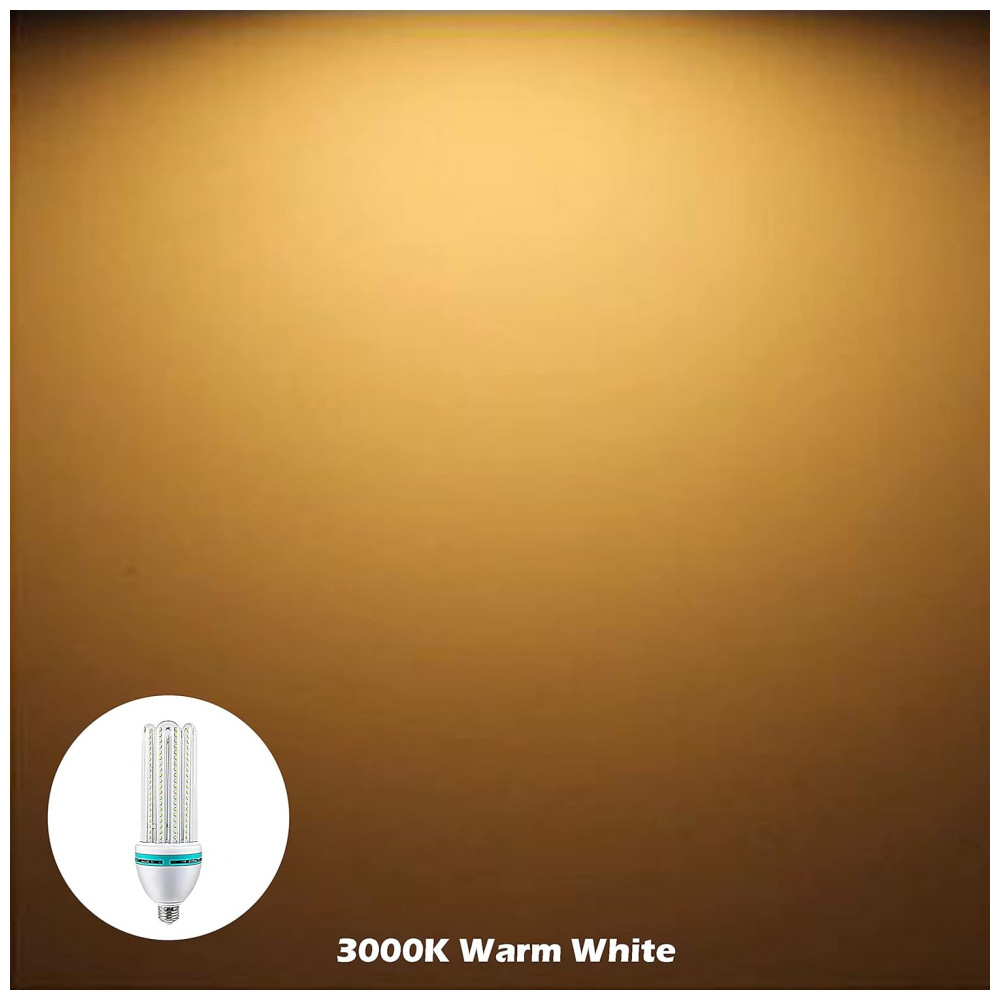 Lâmpadas LED de Milho 24W E26E27 Equivalente a 200W de Incandescente Luz Branca Quente 3000K 2400 Lumens Não Dimmable - Edearkar - Imagem 6