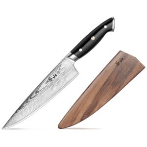 Faca de Cozinha Cangshan Z Series 62731 Aço Inoxidável 20cm Preto