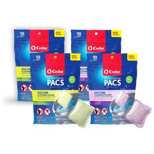 Limpa Piso Feito com Ingredientes Naturais 4 Pacote com 10 Un O Cedar Fragrâncias Citrus e Lavanda