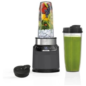 Mixer Ninja BN401A Nutri Pro Compacto com Tecnologia Auto-iQ 1100 Watts para Sucos Vitaminas e Molhos com Lâminas Afiadas