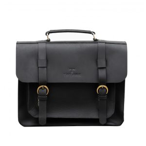Bolsa Pasta de Couro Masculina para Laptop TOTARE Preto