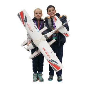 Avião de Controle Remoto 24 GHZ para Crianças e Adultos PLAYSTEM Branco